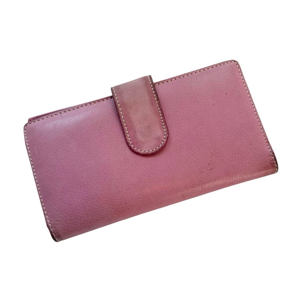 Pink Leather Wallet
